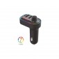 TRANSMISOR FM BLUETOOTH 5.0 / CARGADOR 15W 2 x USB 3.1 + 1 x USB-C PARA COCHE IDUSD IDUSD F62A IDUSD 13704